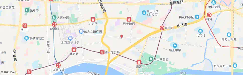 广州东华西路_公交站地图_广州公交_妙搜公交查询2025