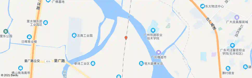 广州山口园路_公交站地图_广州公交_妙搜公交查询2025