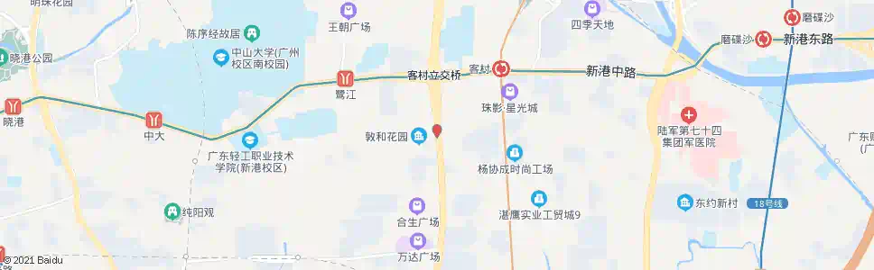 广州墩和路_公交站地图_广州公交_妙搜公交查询2025