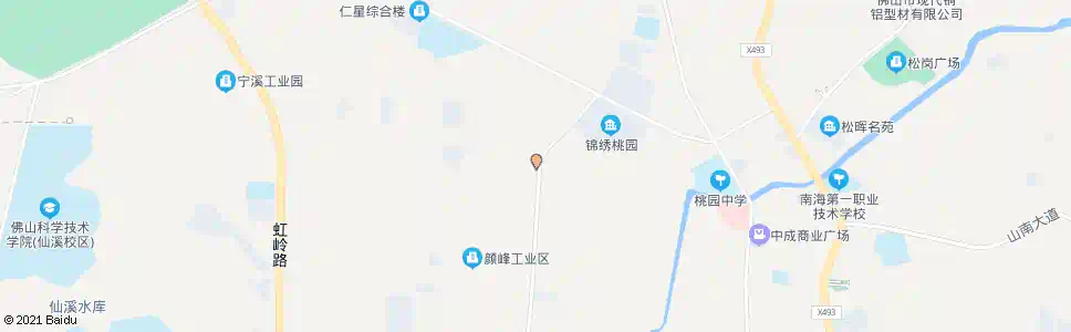 广州颜峰一村_公交站地图_广州公交_妙搜公交查询2025