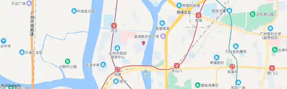 广州珠岛花园_公交站地图_广州公交_妙搜公交查询2025