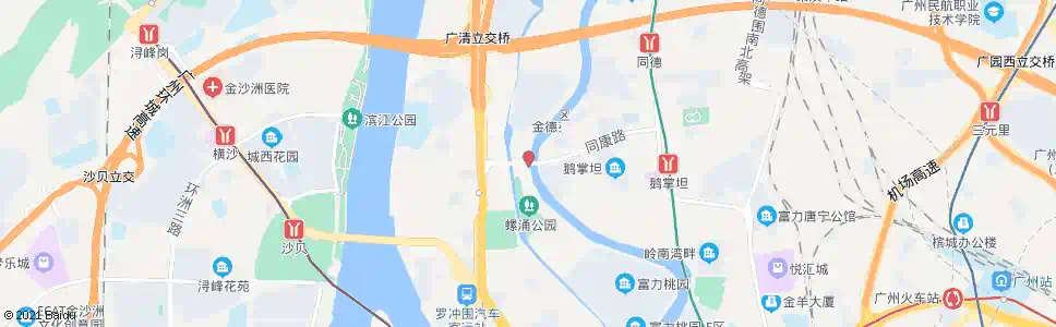 广州同康路总站_公交站地图_广州公交_妙搜公交查询2025