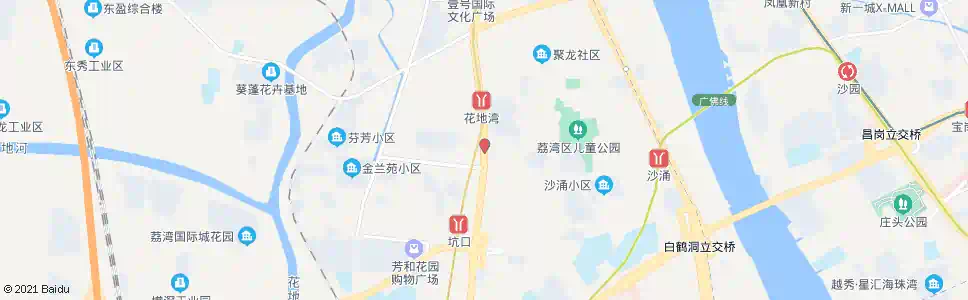 广州翠竹苑_公交站地图_广州公交_妙搜公交查询2025