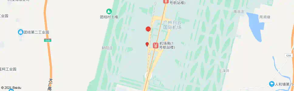 广州新白云机场B区国内到达厅_公交站地图_广州公交_妙搜公交查询2025