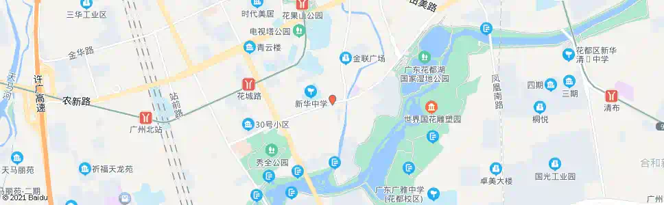广州红珠路口_公交站地图_广州公交_妙搜公交查询2025