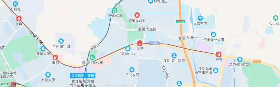 广州萝岗站_公交站地图_广州公交_妙搜公交查询2025