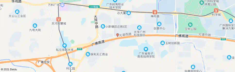 广州光宝路口_公交站地图_广州公交_妙搜公交查询2025