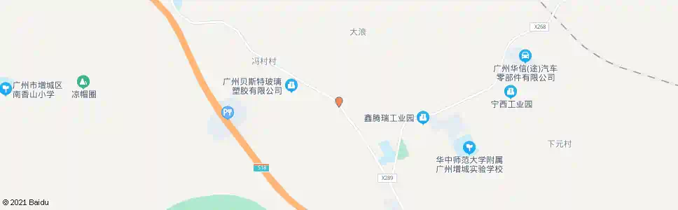 广州中元村_公交站地图_广州公交_妙搜公交查询2025