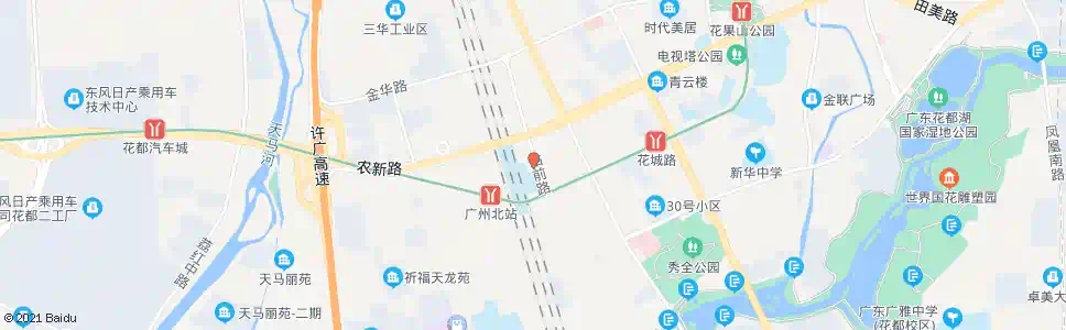 广州北站总站_公交站地图_广州公交_妙搜公交查询2025