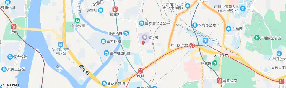 广州机务段路口_公交站地图_广州公交_妙搜公交查询2025