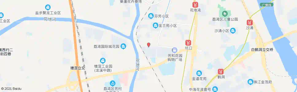 广州芳村花园北门_公交站地图_广州公交_妙搜公交查询2025