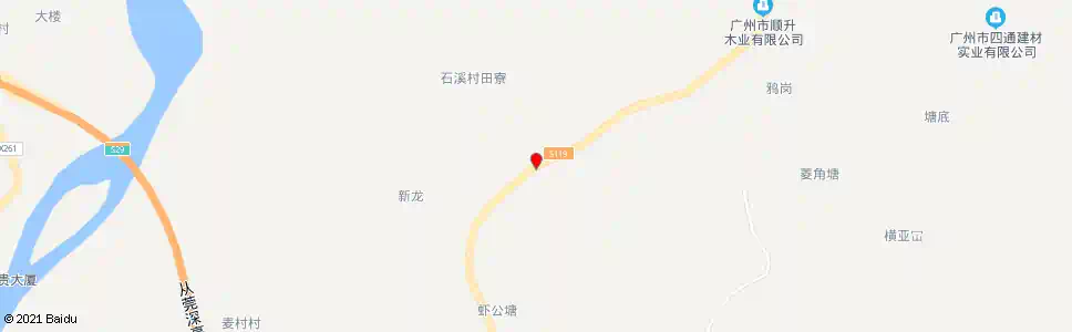 广州石溪村(正果)_公交站地图_广州公交_妙搜公交查询2025