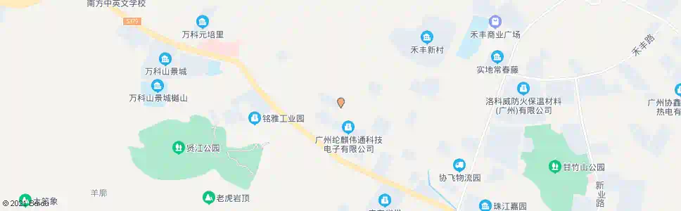 广州黄旗山路_公交站地图_广州公交_妙搜公交查询2025