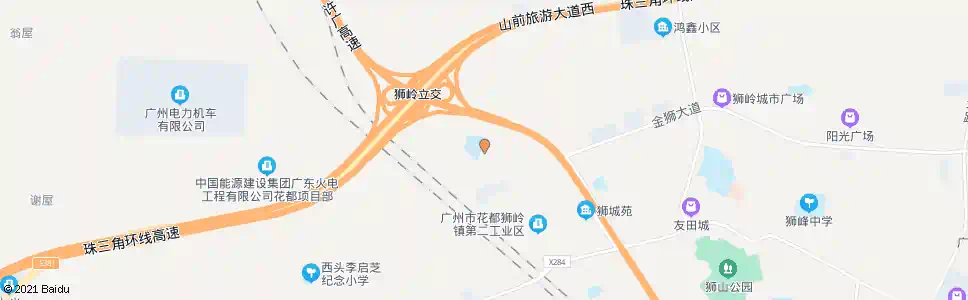 广州罗屋村总站_公交站地图_广州公交_妙搜公交查询2025