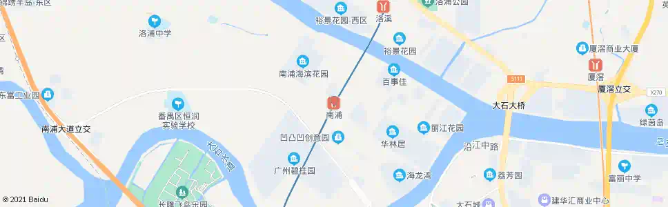 广州南浦站_公交站地图_广州公交_妙搜公交查询2025
