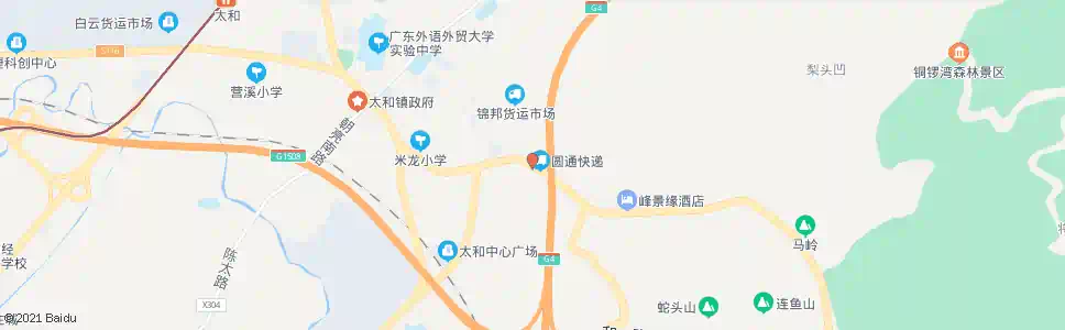 广州和龙村_公交站地图_广州公交_妙搜公交查询2025