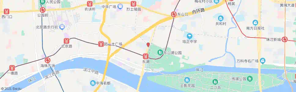 广州东湖路_公交站地图_广州公交_妙搜公交查询2025