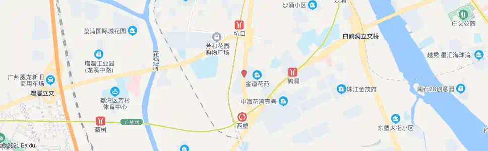 广州龙溪立交南(坑口牌坊)_公交站地图_广州公交_妙搜公交查询2025