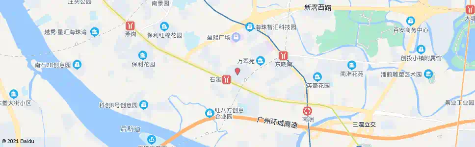 广州金碧花园_公交站地图_广州公交_妙搜公交查询2025