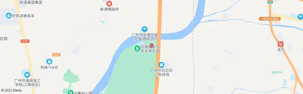 广州蚌湖桥南_公交站地图_广州公交_妙搜公交查询2025