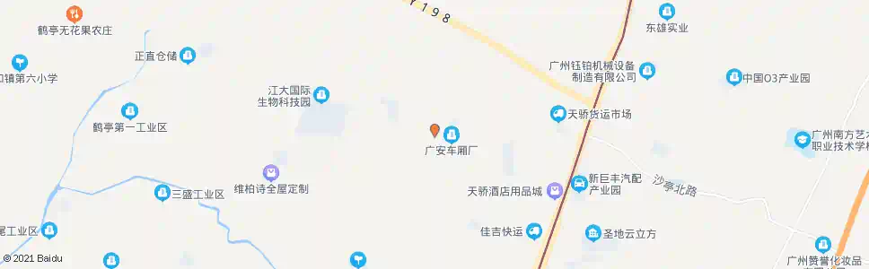 广州985线临时停车点(永宁庄)_公交站地图_广州公交_妙搜公交查询2025