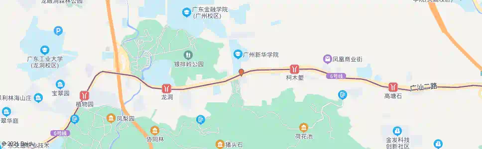 广州榄元村_公交站地图_广州公交_妙搜公交查询2025