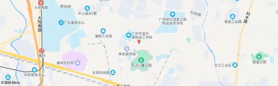 广州潮汕学院_公交站地图_广州公交_妙搜公交查询2025
