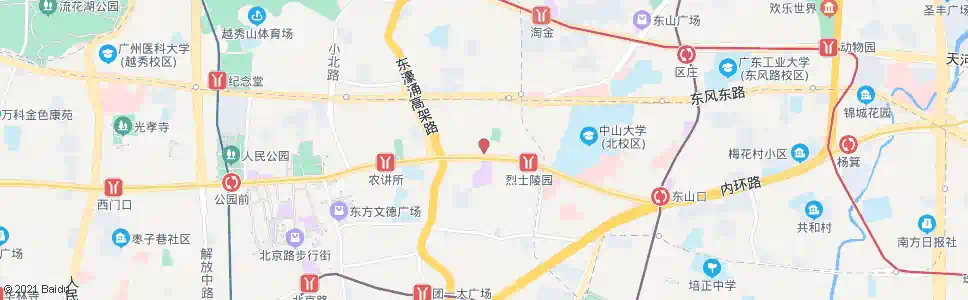 广州陵园西路_公交站地图_广州公交_妙搜公交查询2025