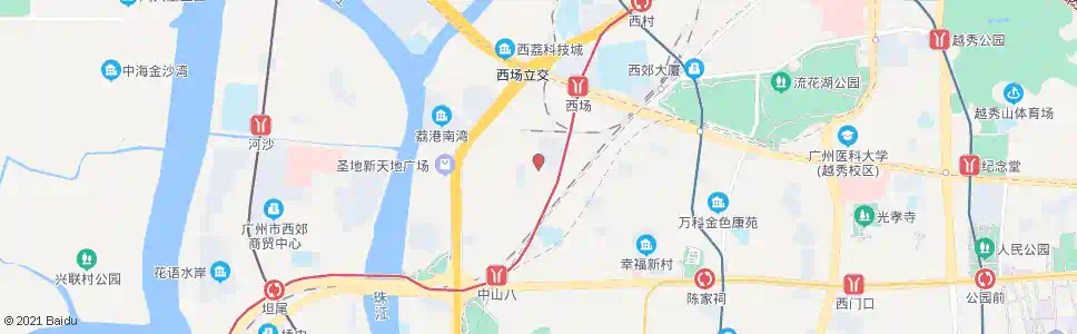 广州河柳街_公交站地图_广州公交_妙搜公交查询2025