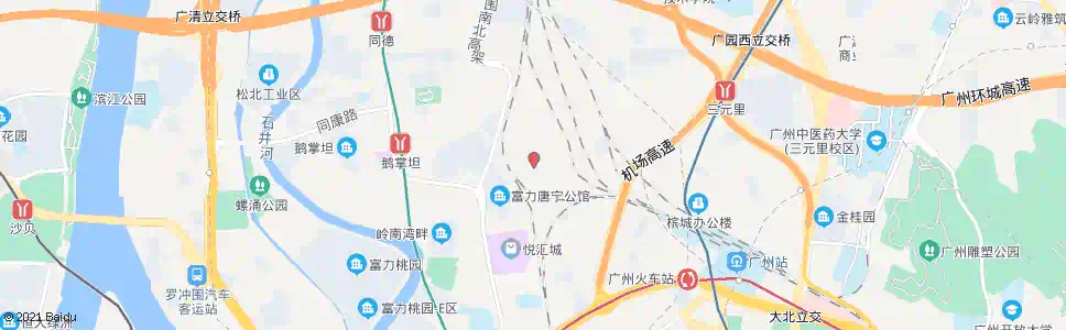 广州机务段总站_公交站地图_广州公交_妙搜公交查询2025