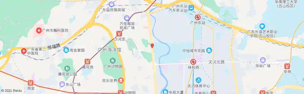 广州广州体院_公交站地图_广州公交_妙搜公交查询2025
