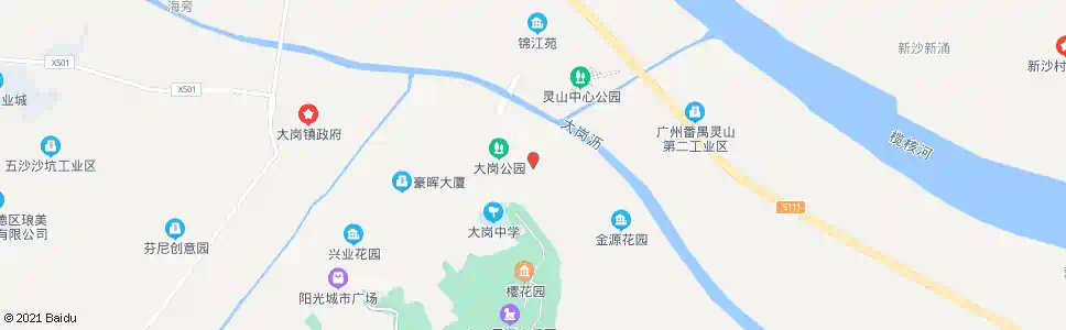 广州大岗园林宾馆路口_公交站地图_广州公交_妙搜公交查询2025
