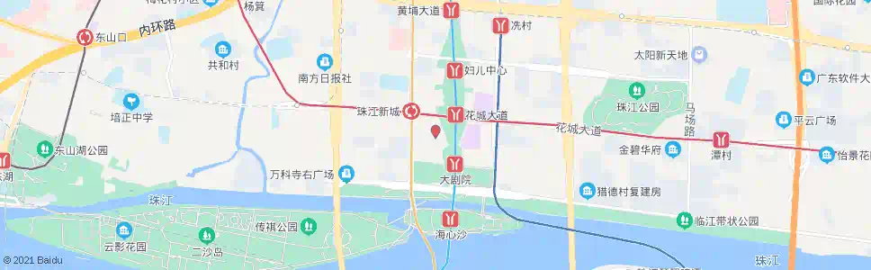 广州广州国际金融中心(西塔)_公交站地图_广州公交_妙搜公交查询2025