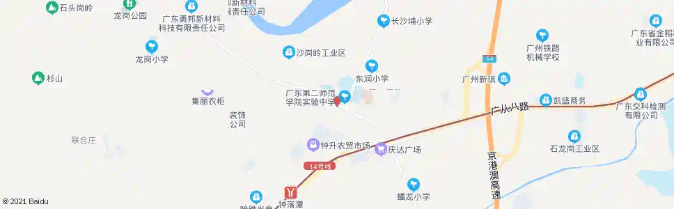 广州钟落潭文化广场总站_公交站地图_广州公交_妙搜公交查询2025