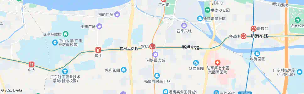 广州客村站_公交站地图_广州公交_妙搜公交查询2025