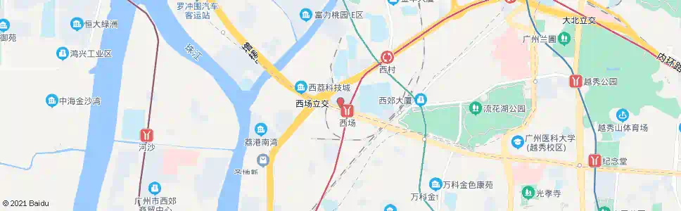 广州和平新村_公交站地图_广州公交_妙搜公交查询2025