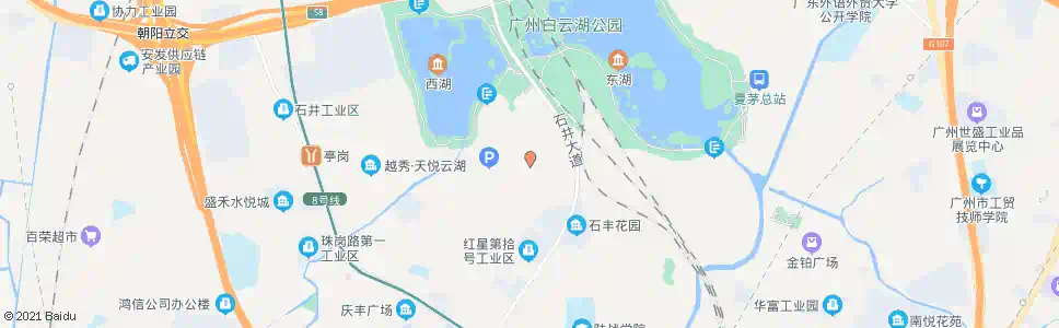 广州石井红星村总站_公交站地图_广州公交_妙搜公交查询2025