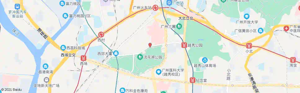 广州站前横路口_公交站地图_广州公交_妙搜公交查询2025