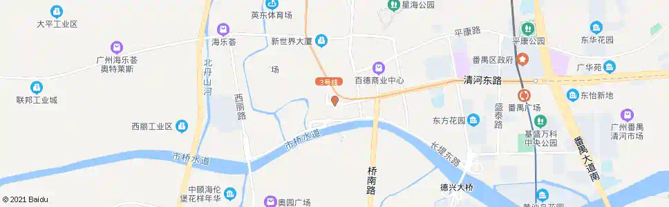 广州新广场_公交站地图_广州公交_妙搜公交查询2025