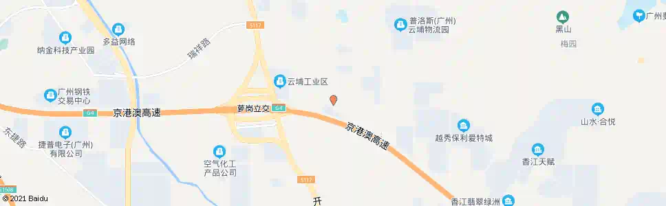 广州岗贝村_公交站地图_广州公交_妙搜公交查询2025