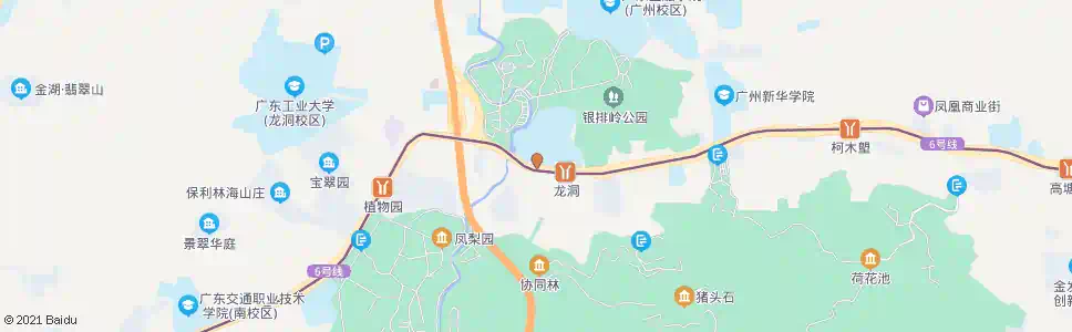 广州地铁龙洞(林校)站_公交站地图_广州公交_妙搜公交查询2025