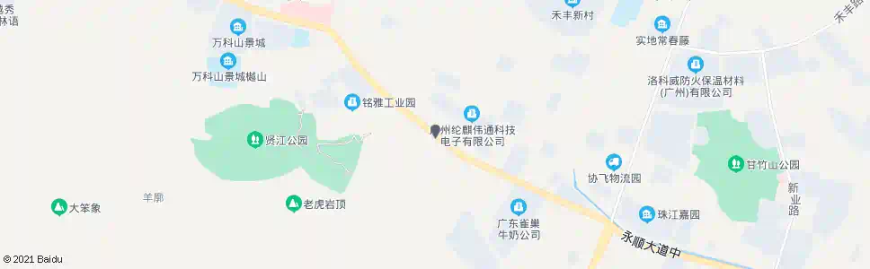 广州贤江路_公交站地图_广州公交_妙搜公交查询2025