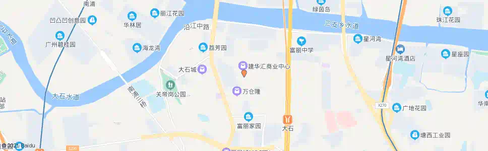 广州建华汇_公交站地图_广州公交_妙搜公交查询2025
