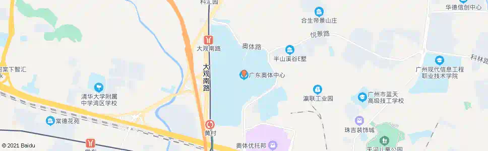 广州奥林匹克体育中心总站_公交站地图_广州公交_妙搜公交查询2025
