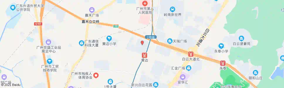 广州时代玫瑰园_公交站地图_广州公交_妙搜公交查询2025