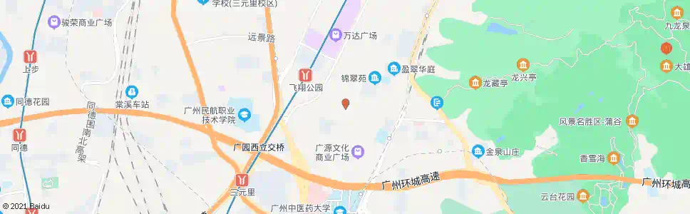 广州云苑新村_公交站地图_广州公交_妙搜公交查询2025