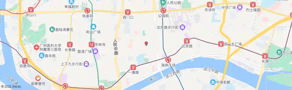 广州解放南路口_公交站地图_广州公交_妙搜公交查询2025