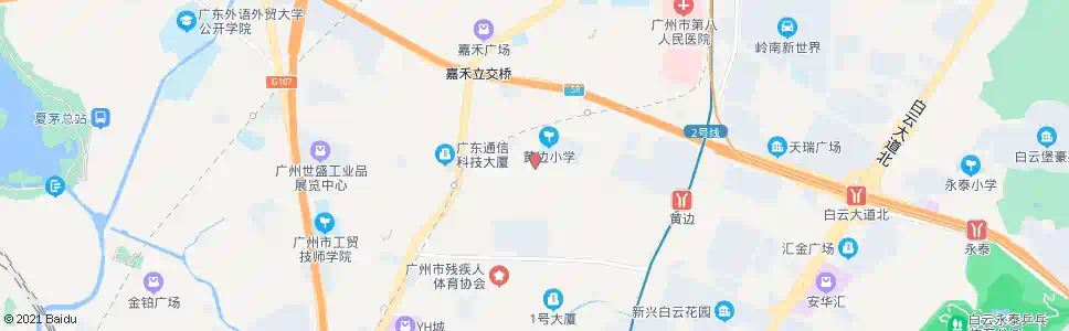 广州黄边横路_公交站地图_广州公交_妙搜公交查询2025
