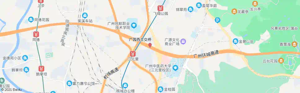 广州三元里古庙_公交站地图_广州公交_妙搜公交查询2025