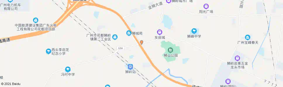 广州狮岭汽车总站_公交站地图_广州公交_妙搜公交查询2025